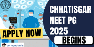 Chhattisgarh NEET PG counselling Begins For MD/MS; Register Now @cgdme.nic.in